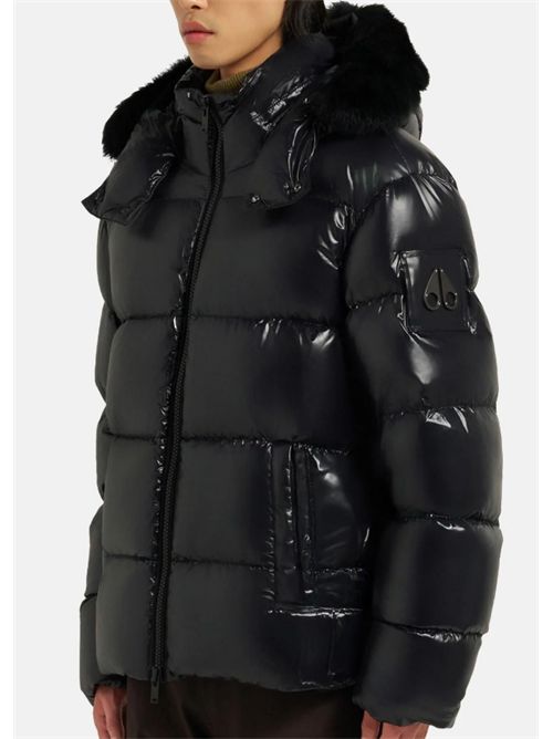 KINGS PUFFER JACKET SH MOOSE KNUCKLES | M35MJ144S305 BLK W/BLK SH